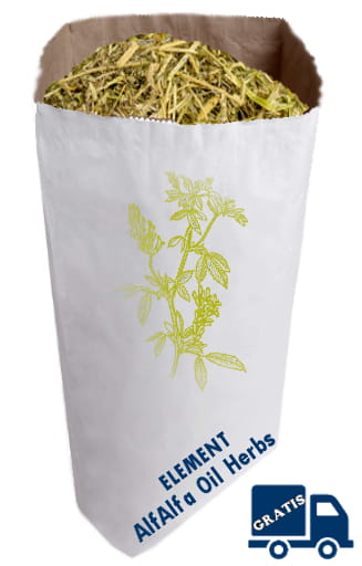 5kg - delikatna sieczka z lucerny z dodatkiem ziół Dodatek nagietku oraz rumianku do sieczki z lucerny doskonale sprawdza się u koni wrzodowych oraz koni z problemami układu pokarmowego Dodatek oleju lnianego eliminuje pylistość siecz 5kg - delikatna sieczka z lucerny z dodatkiem ziół Dodatek nagietku oraz rumianku do sieczki z lucerny doskonale sprawdza się u koni wrzodowych oraz koni z problemami układu pokarmowego Dodatek oleju lnianego eliminuje pylistość siecz