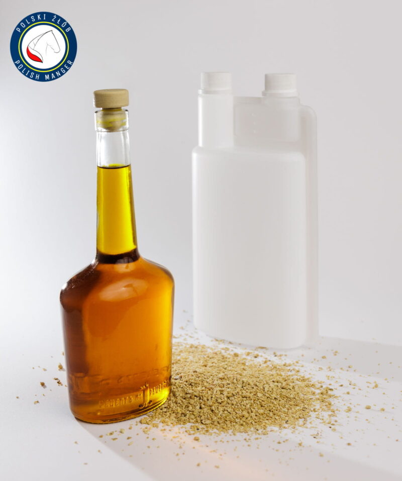 Olej sojowy dla koni 1l - bogaty w Omega-6. Wsparcie układu krążenia Olej sojowy dla koni 1l - bogaty w Omega-6. Wsparcie układu krążenia